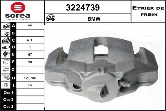 Sera 3224739 - Étrier de frein cwaw.fr