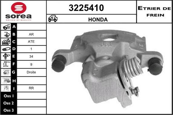 Sera 3225410 - Étrier de frein cwaw.fr