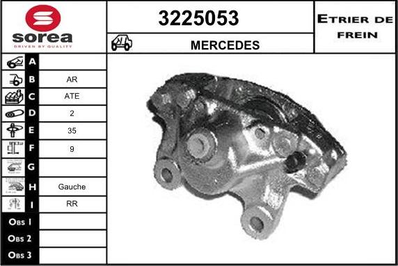 Sera 3225053 - Étrier de frein cwaw.fr