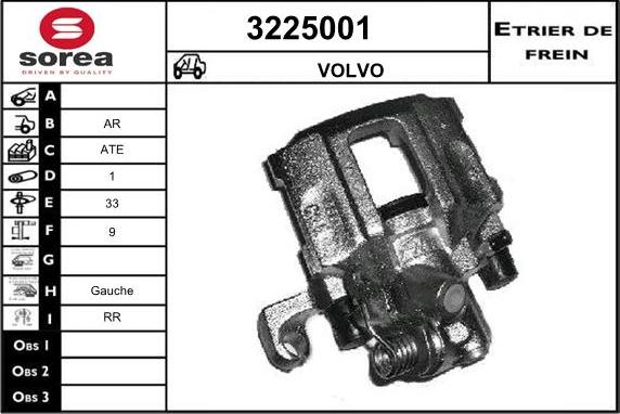 Sera 3225001 - Étrier de frein cwaw.fr