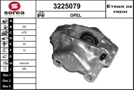 Sera 3225079 - Étrier de frein cwaw.fr