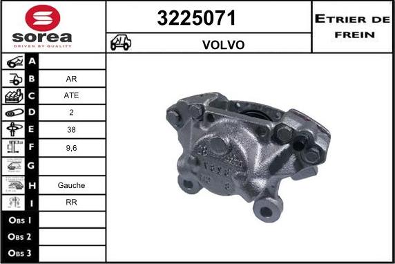 Sera 3225071 - Étrier de frein cwaw.fr