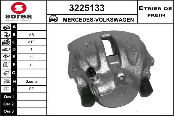 Sera 3225133 - Étrier de frein cwaw.fr