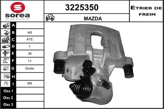 Sera 3225350 - Étrier de frein cwaw.fr