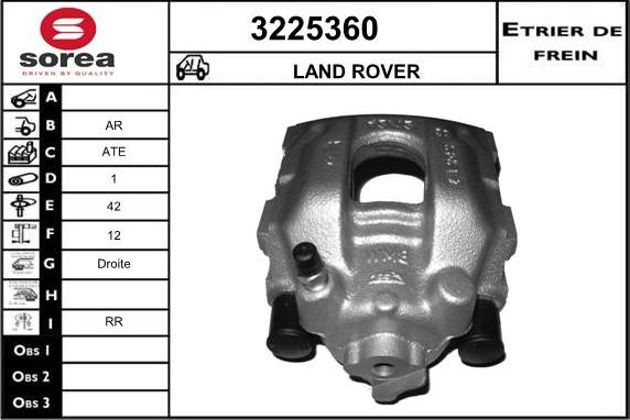 Sera 3225360 - Étrier de frein cwaw.fr