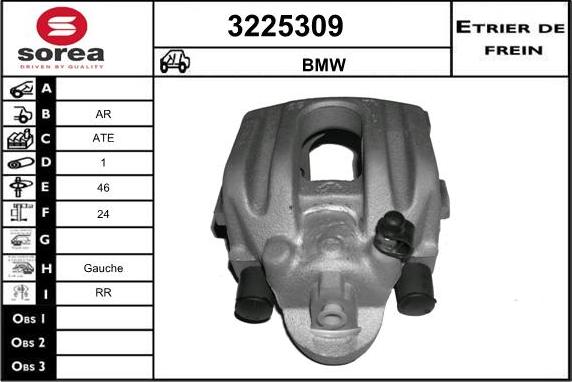 Sera 3225309 - Étrier de frein cwaw.fr