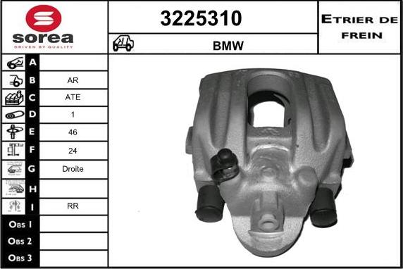 Sera 3225310 - Étrier de frein cwaw.fr