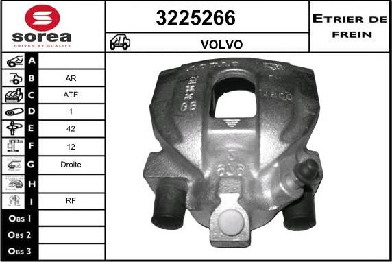 Sera 3225266 - Étrier de frein cwaw.fr