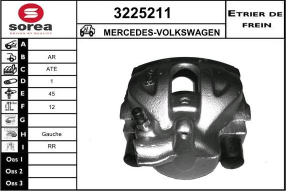 Sera 3225211 - Étrier de frein cwaw.fr