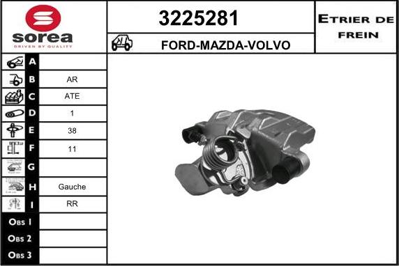 Sera 3225281 - Étrier de frein cwaw.fr