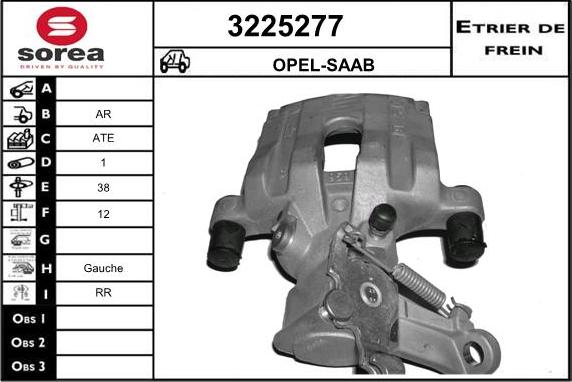 Sera 3225277 - Étrier de frein cwaw.fr