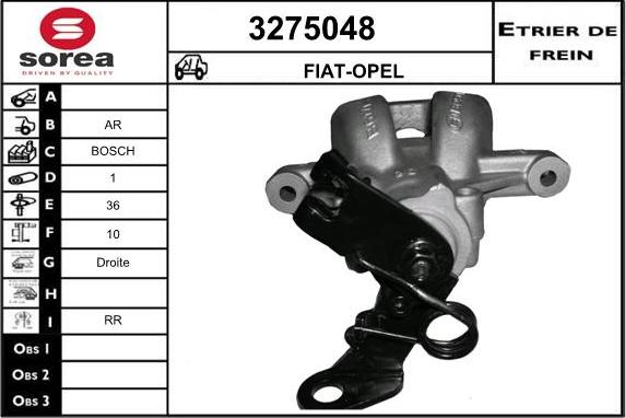 Sera 3275048 - Étrier de frein cwaw.fr