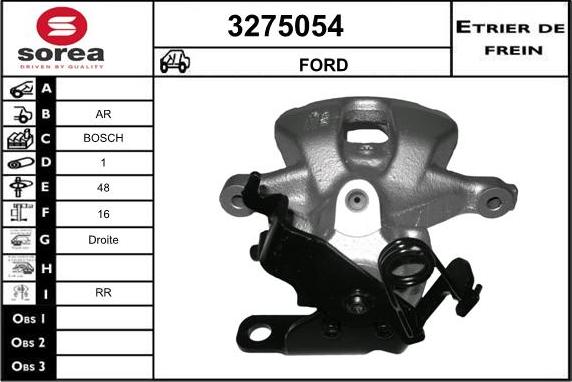 Sera 3275054 - Étrier de frein cwaw.fr