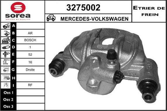 Sera 3275002 - Étrier de frein cwaw.fr