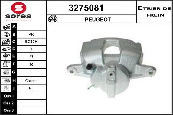 Sera 3275081 - Étrier de frein cwaw.fr