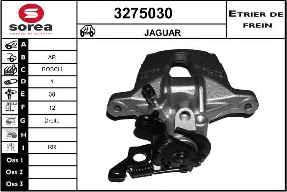 Sera 3275030 - Étrier de frein cwaw.fr