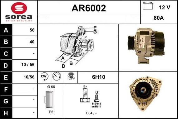 Sera AR6002 - Alternateur cwaw.fr