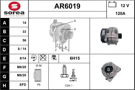 Sera AR6019 - Alternateur cwaw.fr