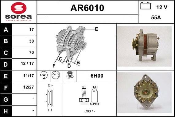 Sera AR6010 - Alternateur cwaw.fr