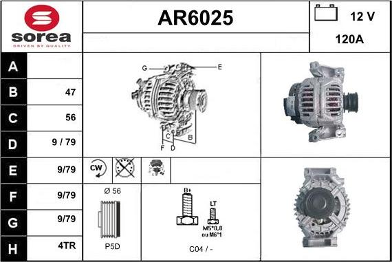 Sera AR6025 - Alternateur cwaw.fr