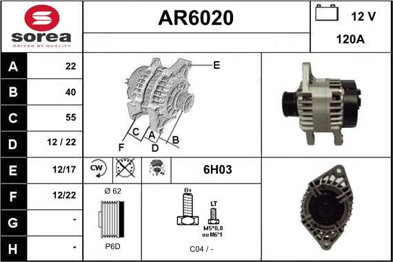 Sera AR6020 - Alternateur cwaw.fr