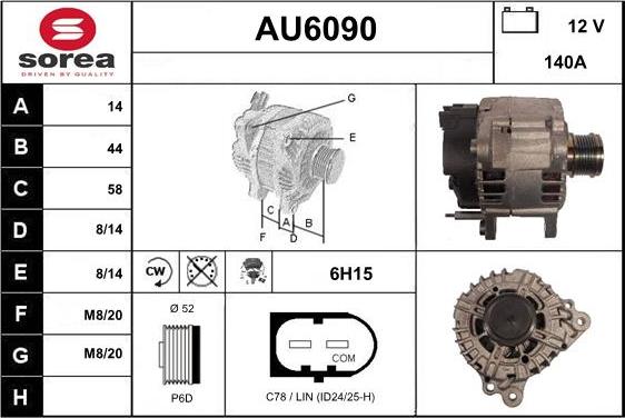 Sera AU6090 - Alternateur cwaw.fr