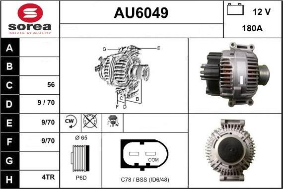 Sera AU6049 - Alternateur cwaw.fr