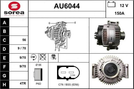 Sera AU6044 - Alternateur cwaw.fr