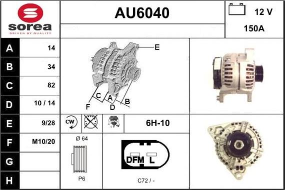 Sera AU6040 - Alternateur cwaw.fr