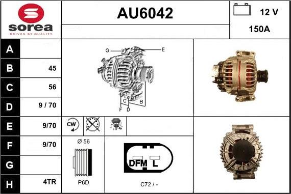 Sera AU6042 - Alternateur cwaw.fr