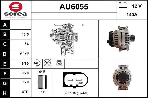 Sera AU6055 - Alternateur cwaw.fr