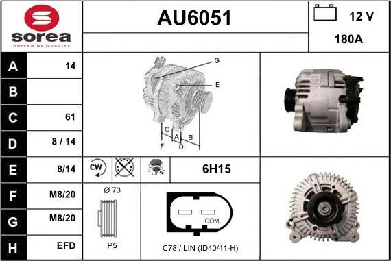 Sera AU6051 - Alternateur cwaw.fr