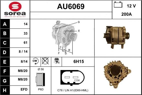 Sera AU6069 - Alternateur cwaw.fr