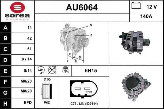 Sera AU6064 - Alternateur cwaw.fr