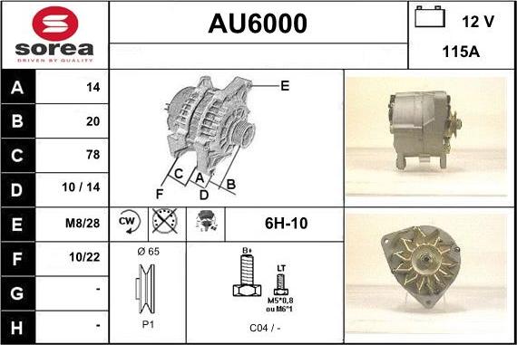 Sera AU6000 - Alternateur cwaw.fr