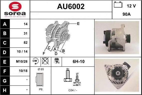 Sera AU6002 - Alternateur cwaw.fr