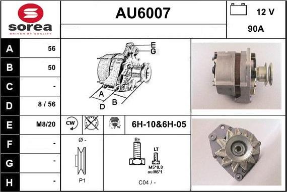 Sera AU6007 - Alternateur cwaw.fr