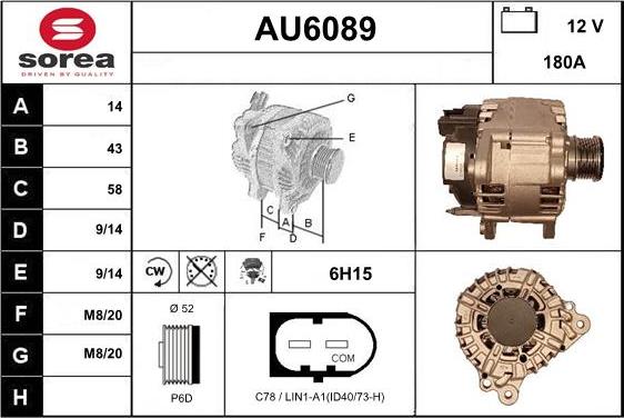 Sera AU6089 - Alternateur cwaw.fr