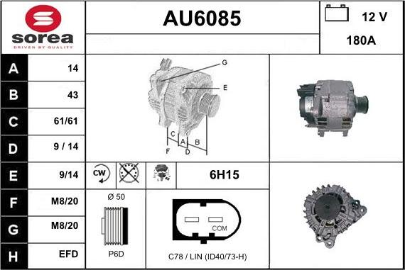 Sera AU6085 - Alternateur cwaw.fr