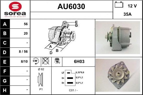 Sera AU6030 - Alternateur cwaw.fr