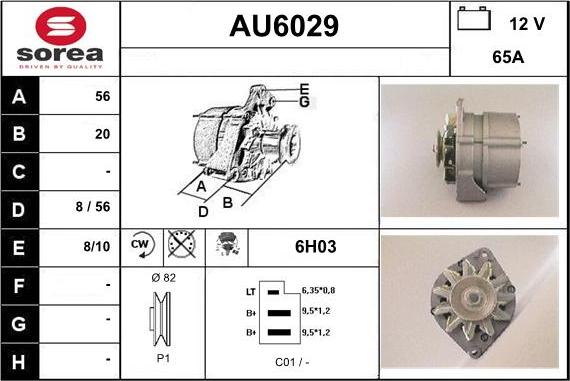 Sera AU6029 - Alternateur cwaw.fr