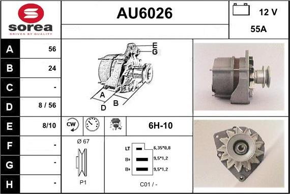 Sera AU6026 - Alternateur cwaw.fr