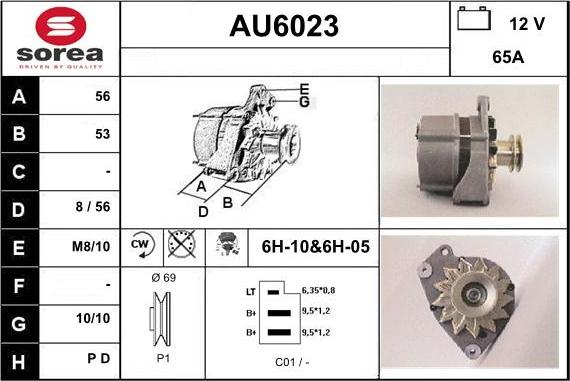 Sera AU6023 - Alternateur cwaw.fr