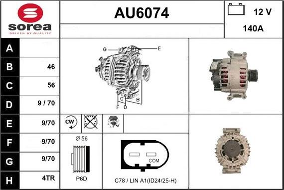 Sera AU6074 - Alternateur cwaw.fr