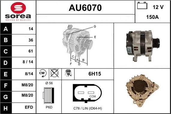 Sera AU6070 - Alternateur cwaw.fr