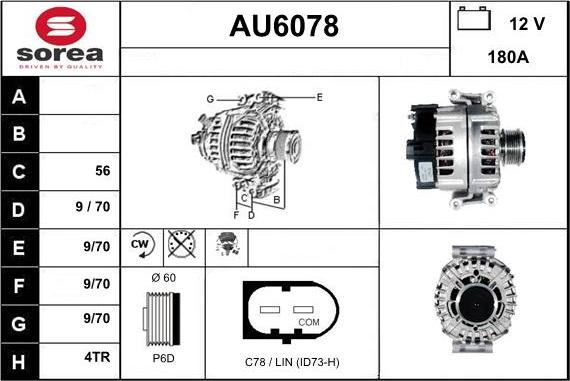 Sera AU6078 - Alternateur cwaw.fr