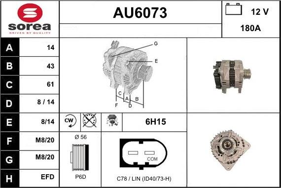 Sera AU6073 - Alternateur cwaw.fr