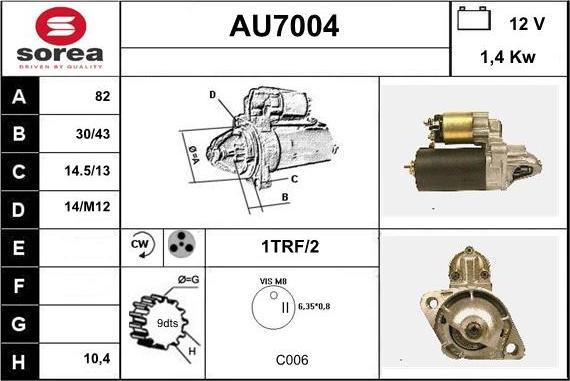 Sera AU7004 - Démarreur cwaw.fr