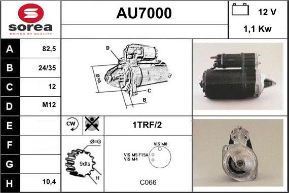 Sera AU7000 - Démarreur cwaw.fr