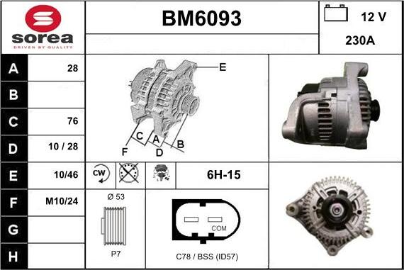 Sera BM6093 - Alternateur cwaw.fr